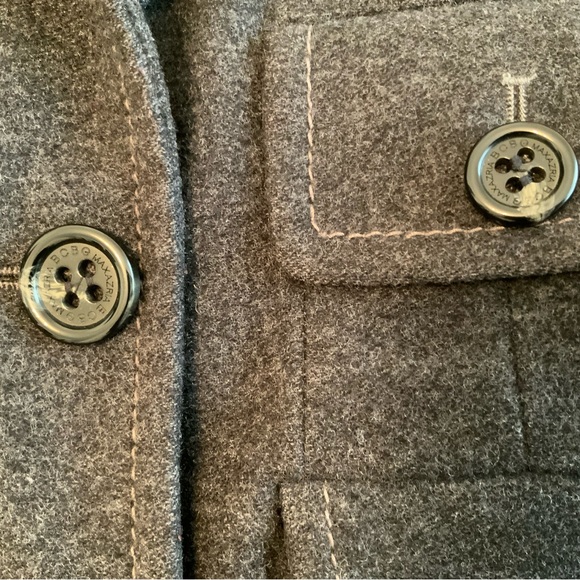 BCBGMaxazria Wool Blend Winter Coat Jacket Grey Size XS - Picture 9 of 13